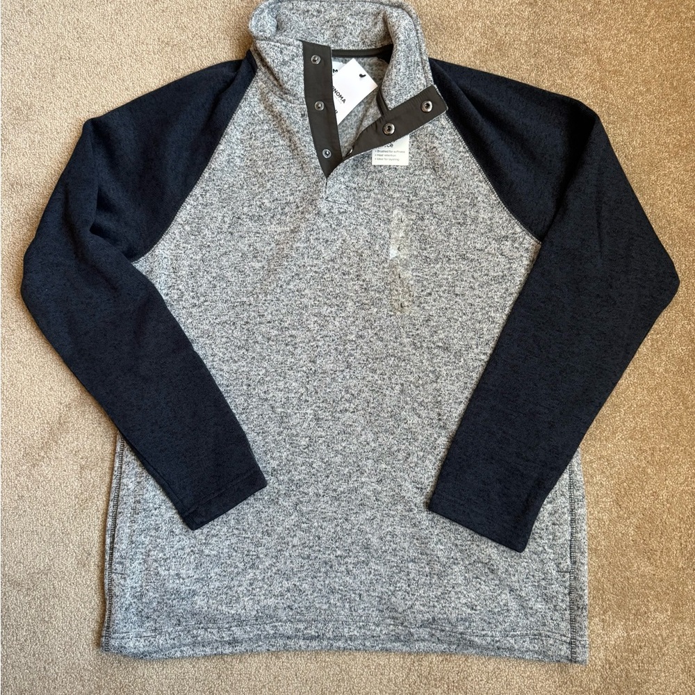 Sonoma Men's Pullover Sweater Fleece Large